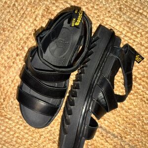 Dr. Martens Black Sandals